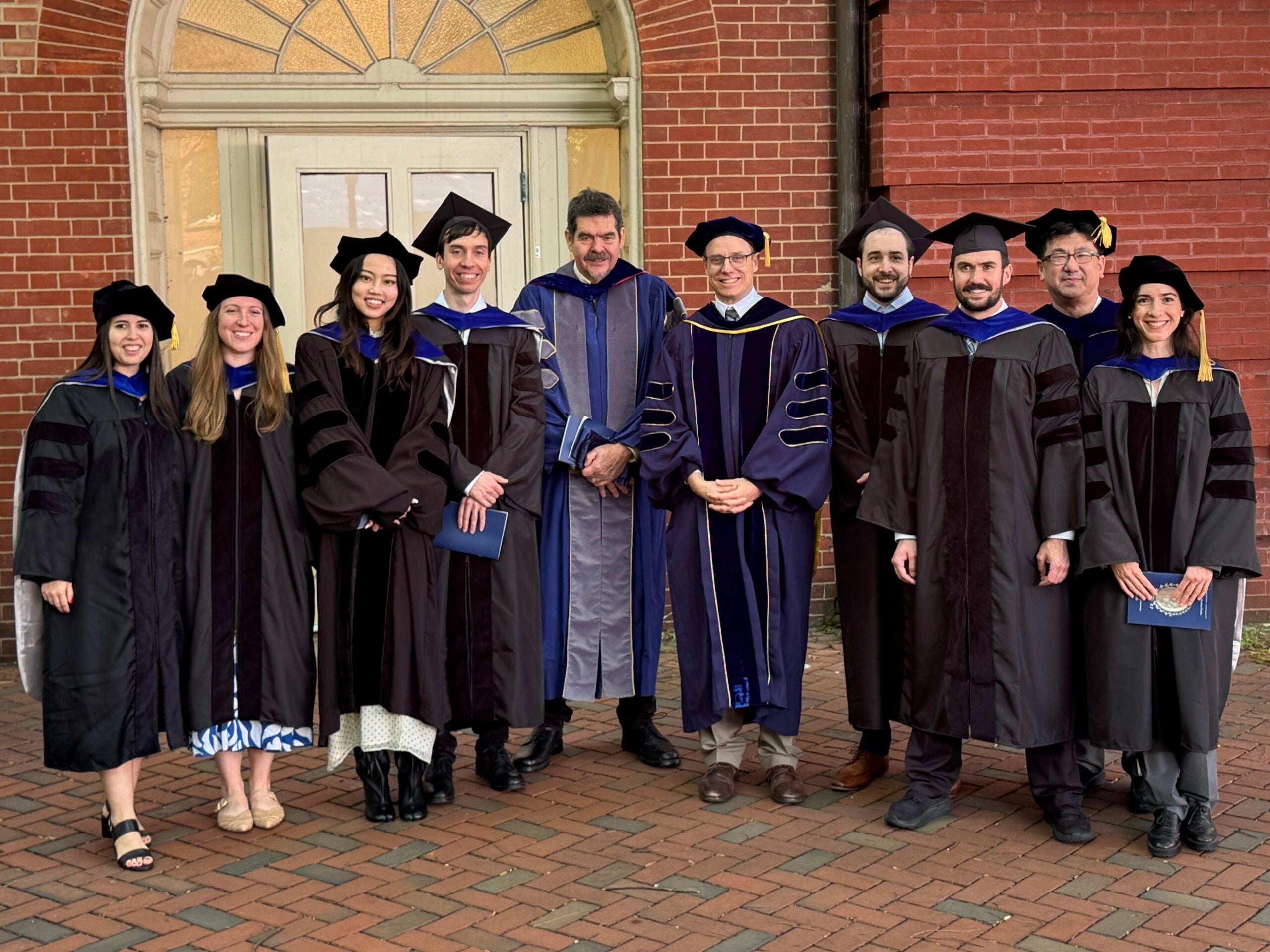 Georgetown Economics Ph.D. Students at Doctoral Hooding Ceremony